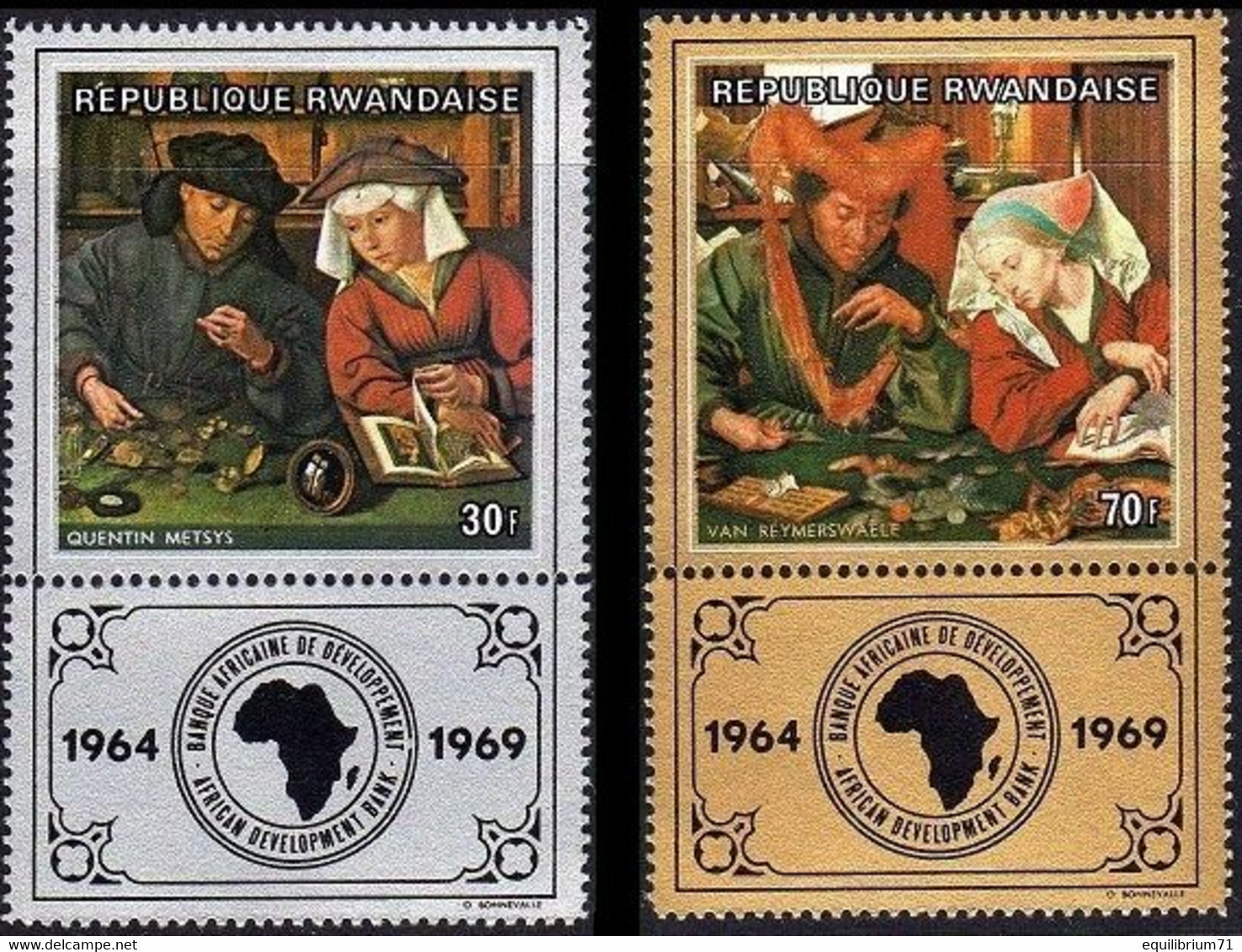 309/310** - Banque Africaine Du Développement / Afrikaanse Ontwikkelingsbank / Afrikanische Entwicklungsbank - RWANDA - Unused Stamps