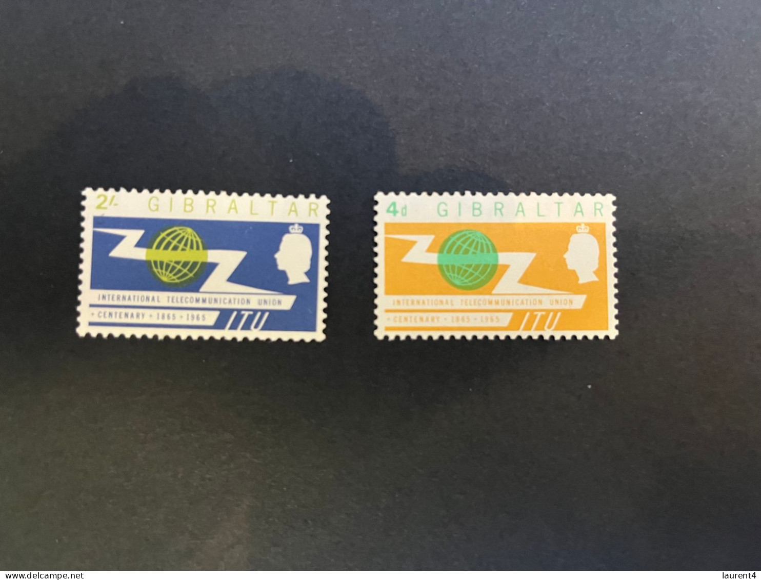 14-5-2024 (stamp) Neuf / Mint - Telecommunication Union 1965 - Gibraltar (2 Values) - Gibraltar