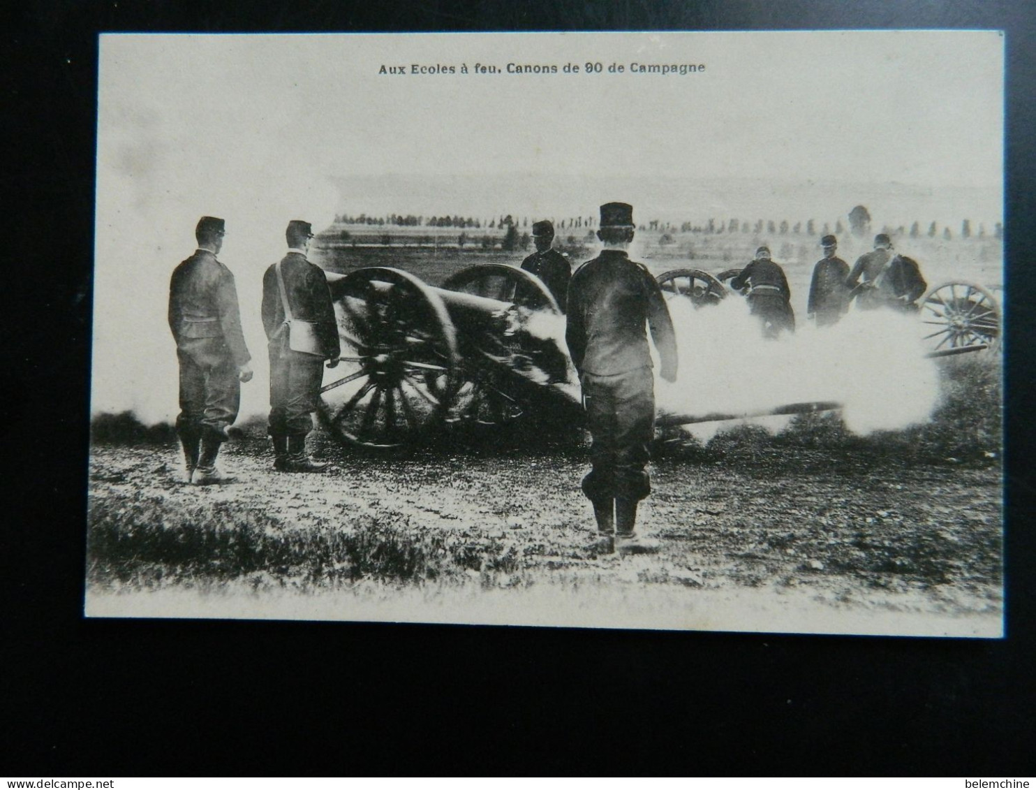 AUX ECOLES A FEU     CANONS DE 90 DE CAMPAGNE - Equipment