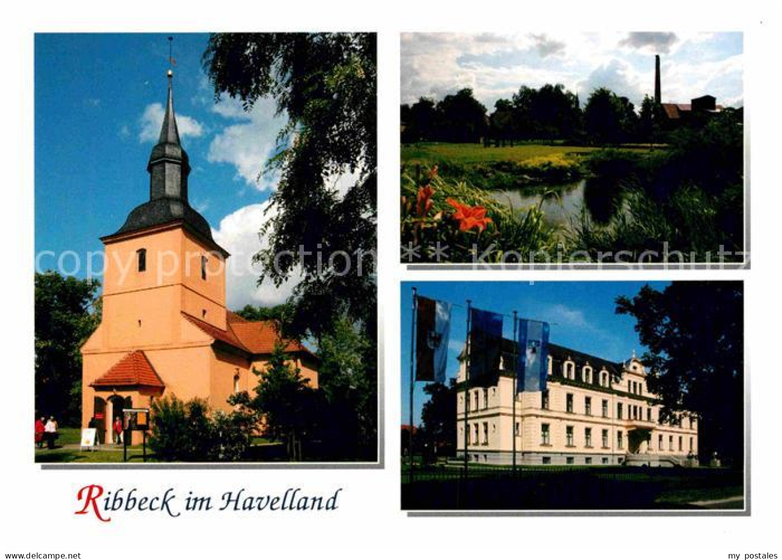 72806704 Ribbeck Nauen Kirche Pfarrgarten Schloss Ribbeck Nauen - Nauen