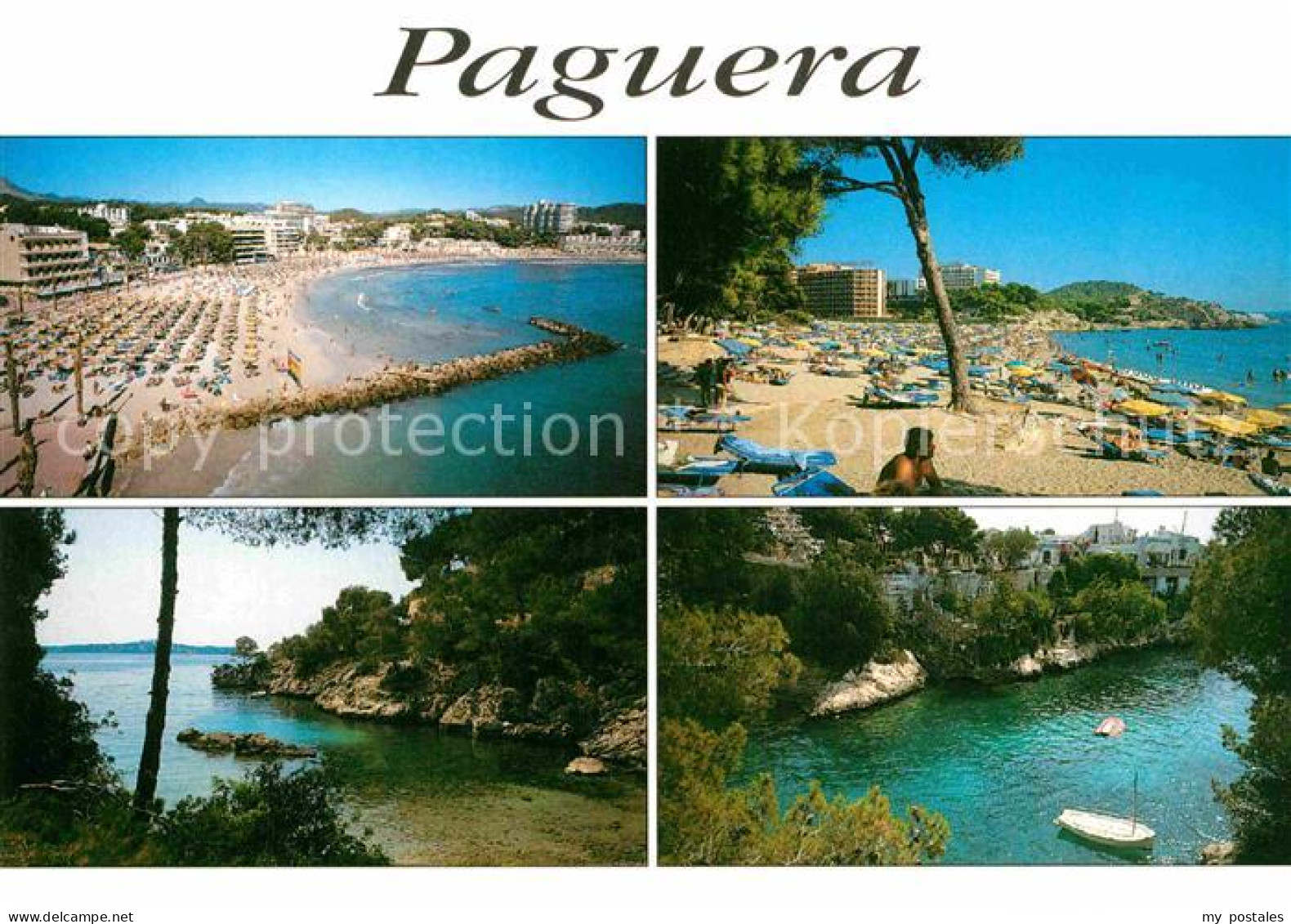 72805834 Paguera Mallorca Islas Baleares Panorama Kueste Bucht Strand  - Andere & Zonder Classificatie