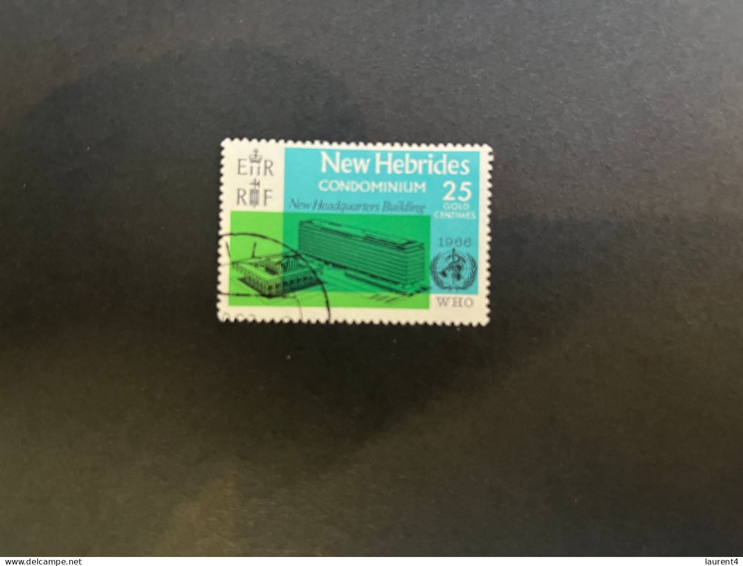 14-5-2024 (stamp) Used / Obliterer - WHO - New Hebrides Condominium (1 Value) - Vanuatu (1980-...)