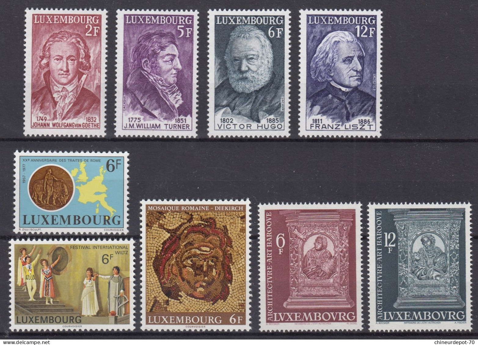 Luxembourg NEUFS SANS CHARNIERE ** 1977 - Nuevos