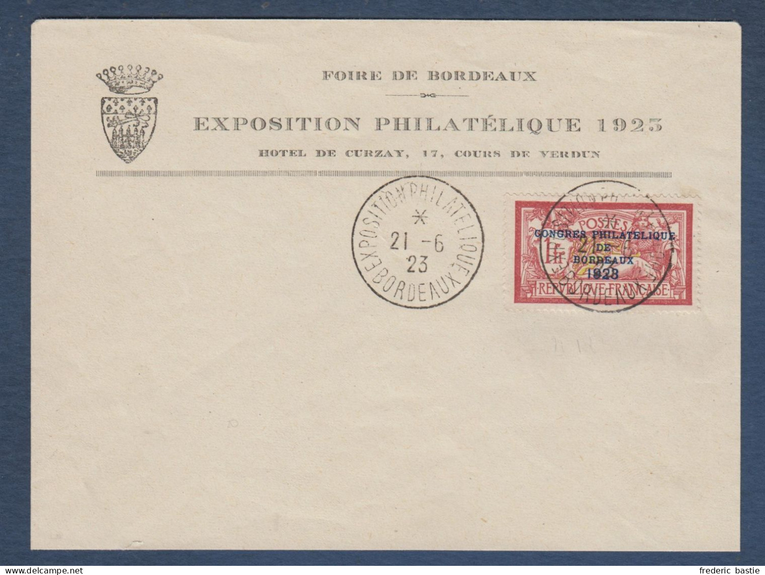 Congrès De Bordeaux - N° 182 Oblitéré Sur Enveloppe - Lettres & Documents