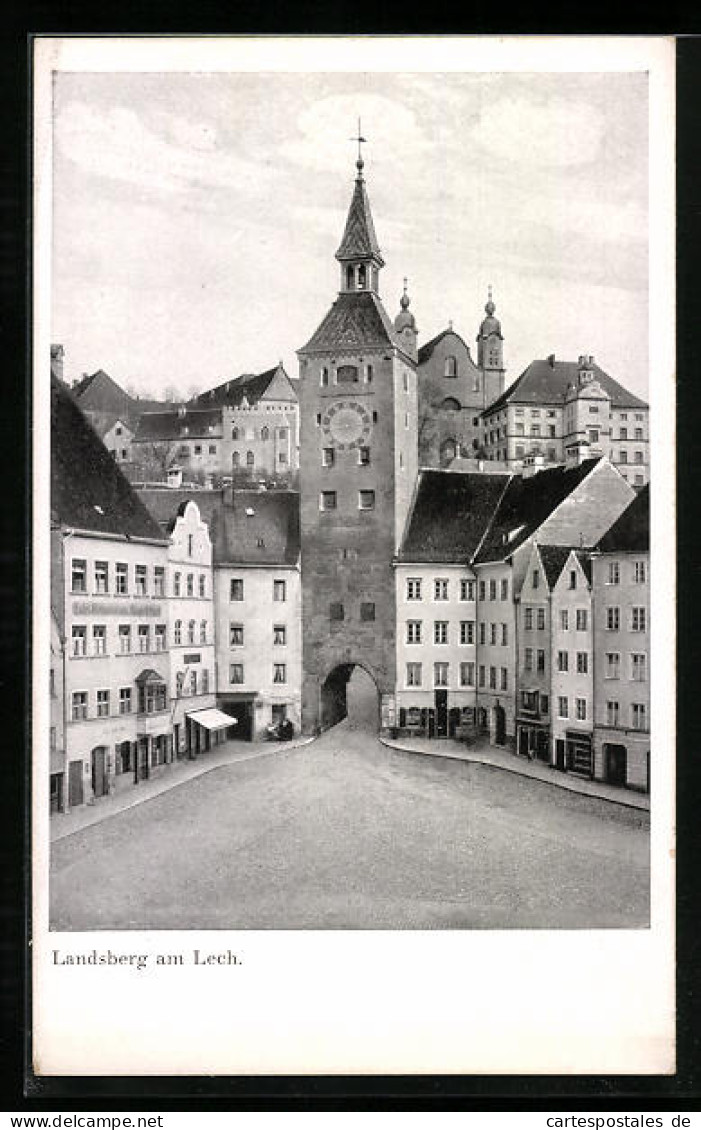 AK Landsberg Am Lech, Hauptplatz Mit Schmalzturm  - Landsberg