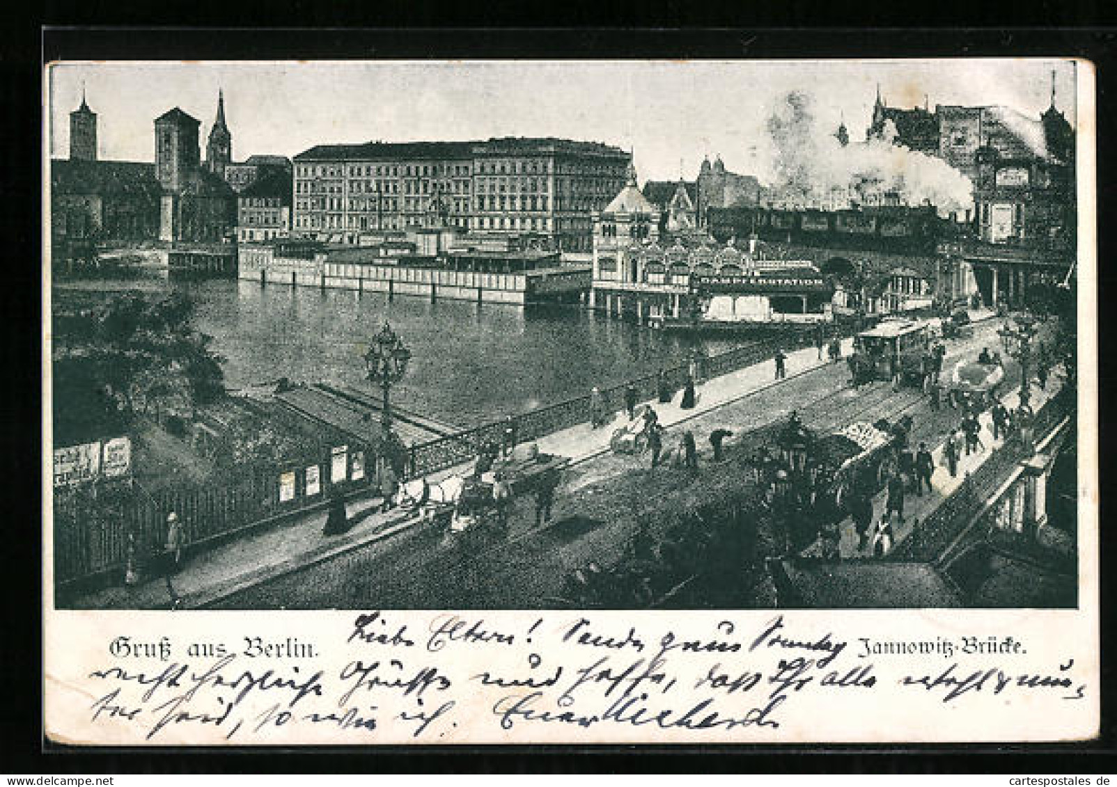 AK Berlin, Jannowitz-Brücke Mit Dampferstation  - Mitte