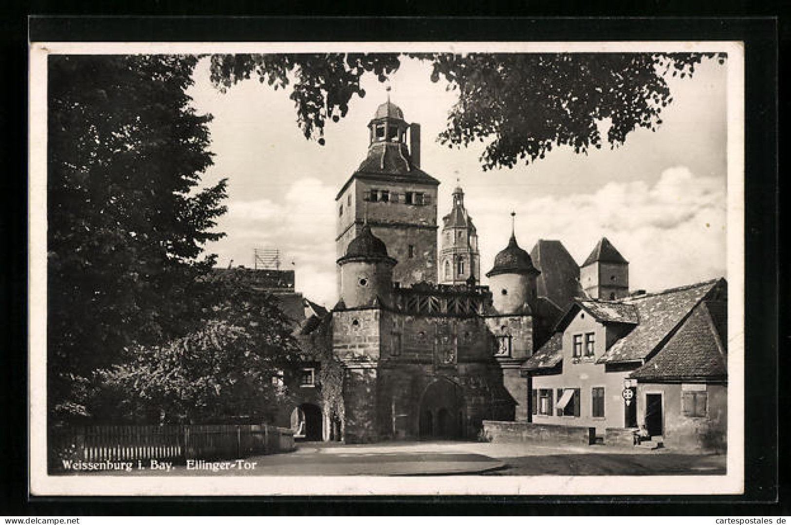 AK Weissenburg I. Bay., Ellinger-Tor  - Weissenburg