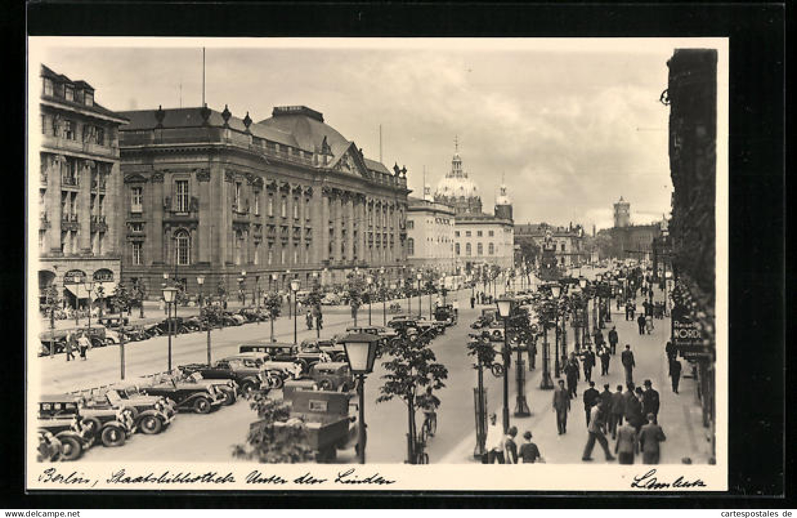 Foto-AK Berlin, Staatsbibliothek Unter Den Linden  - Mitte