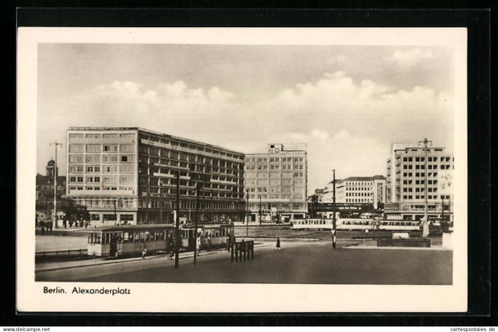 AK Berlin, Alexanderplatz Mit Strassenbahn  - Mitte