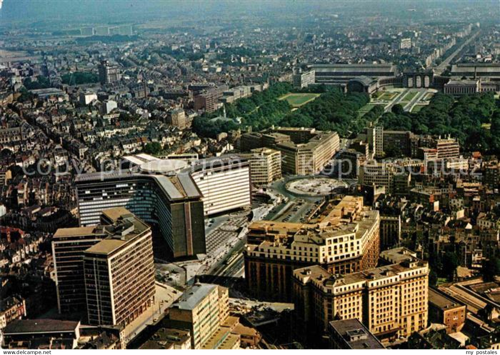 72803495 Brussels Place Schuman Complexe De La Communaute Europeenne Vue Aerienn - Other & Unclassified