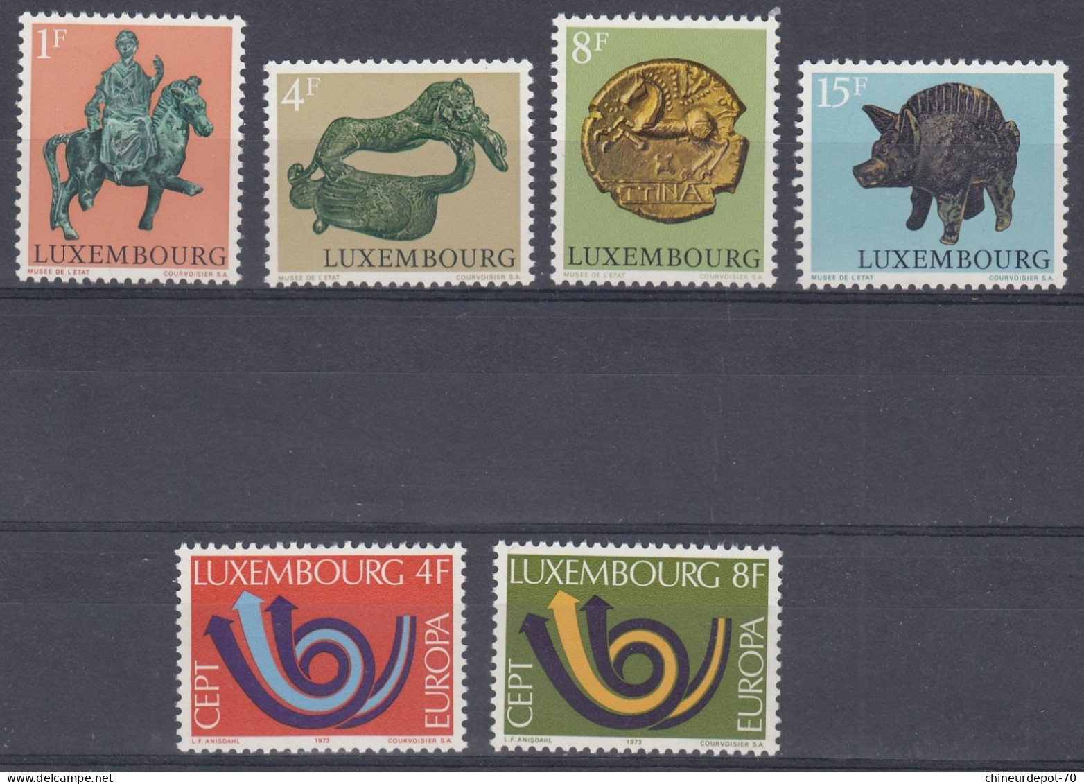 Luxembourg NEUFS SANS CHARNIERE ** 1973 - Unused Stamps