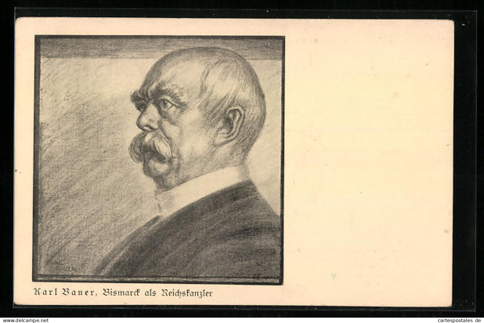 AK Bismarck Als Reichskanzler, Portrait  - Personnages Historiques