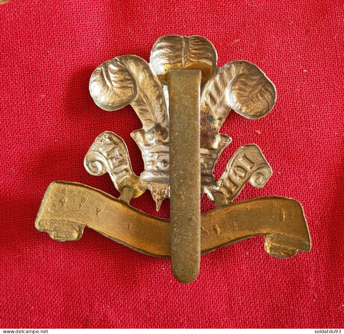 Insigne De Casquette,10 Th Royal Hussars (Prince Of Wales's Own) - 1914-18