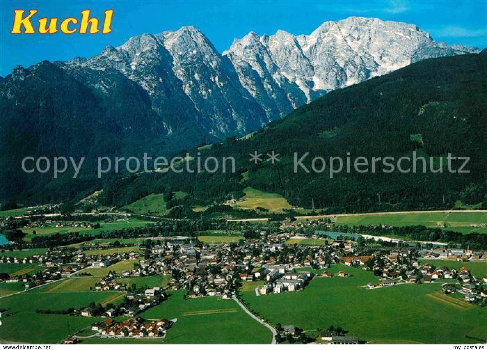 72802837 Kuchl Luftkurort Im Salzachtal Mit Hoher Goell Berchtesgadener Alpen Fl - Other & Unclassified