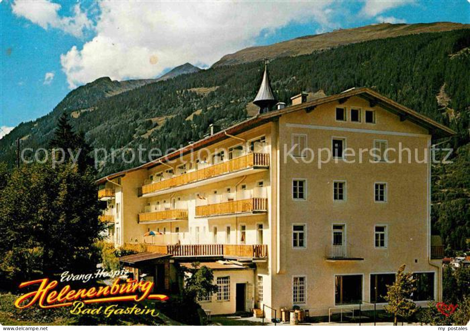 72802835 Badgastein Badehospiz Helenenburg Weltkurort Im Hintergrund Stubnerkoge - Autres & Non Classés