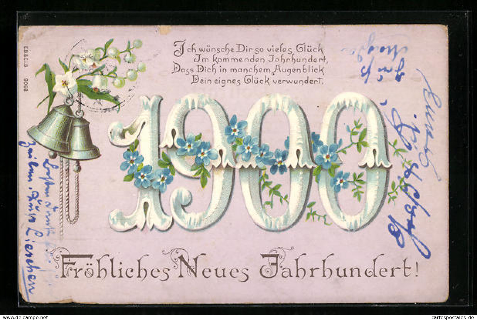 AK Jahreszahl 1900 Mit Glocken  - Autres & Non Classés