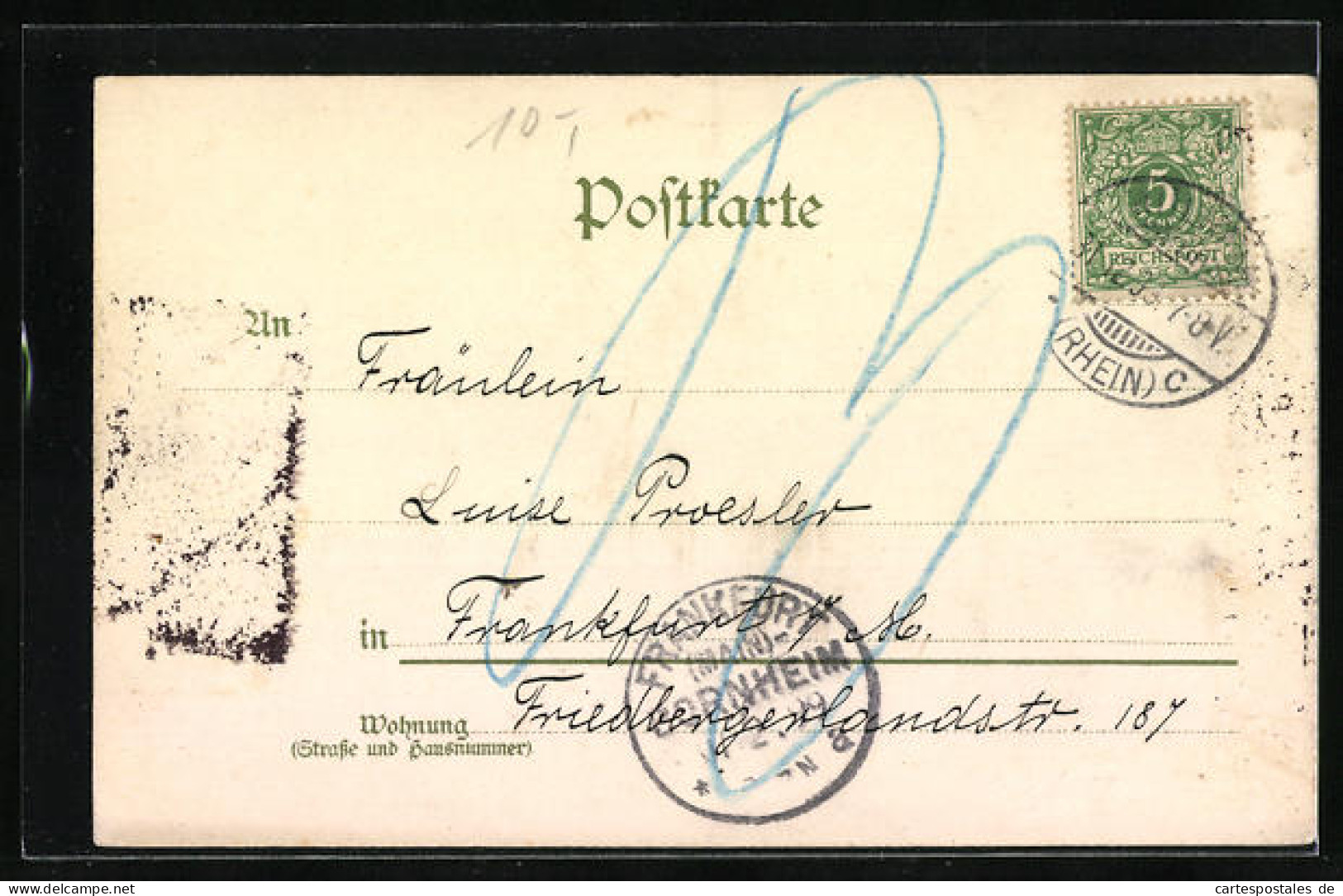 AK Jahreszahl 1900 Aus Rosen  - Sonstige & Ohne Zuordnung