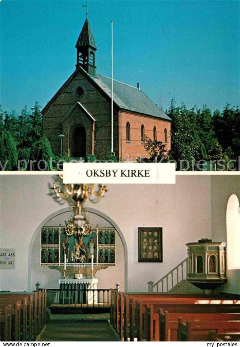 72802723 Blavand Oksby Kirke Kirche Blavand - Danimarca