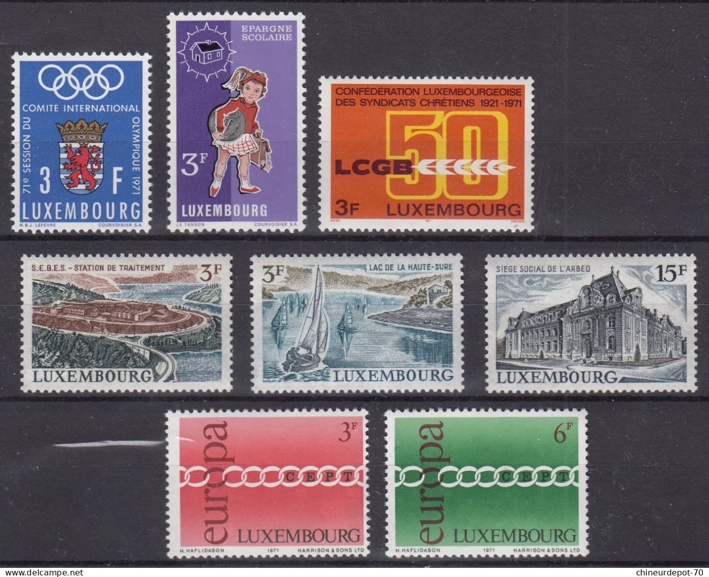 Luxembourg NEUFS SANS CHARNIERE ** 1971 - Unused Stamps