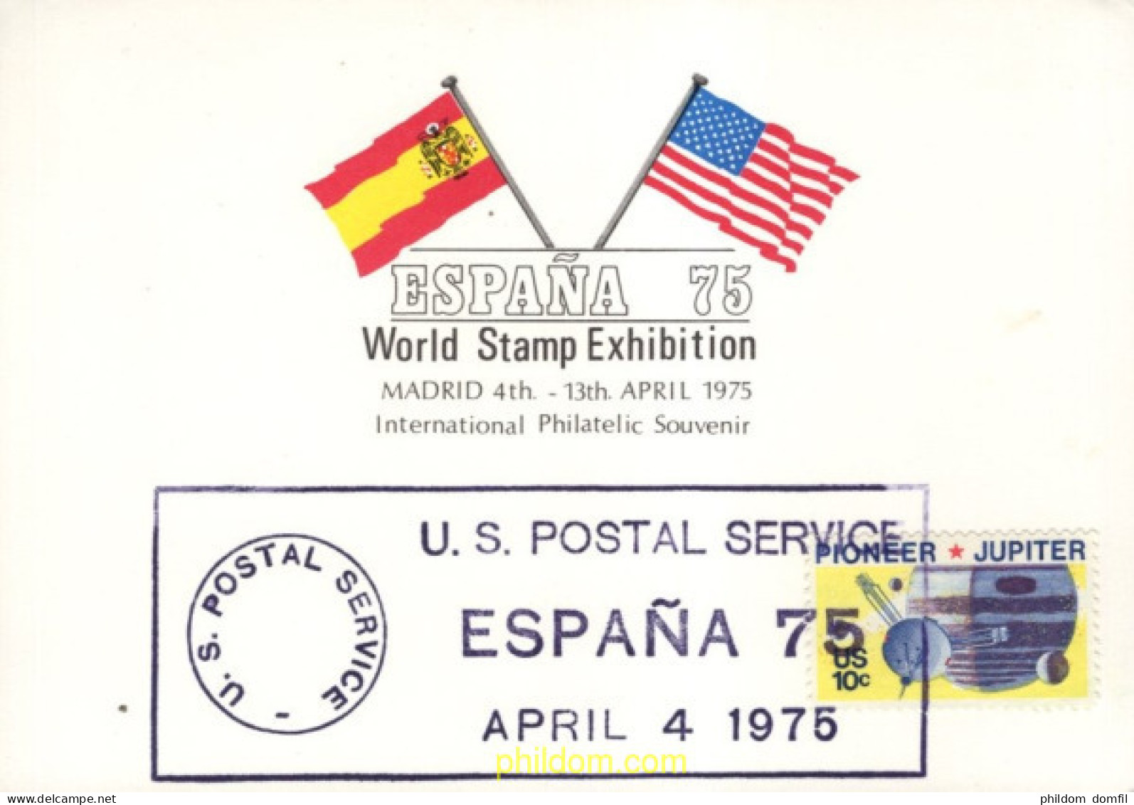 730749 MNH ESTADOS UNIDOS 1975 PIONER - Neufs