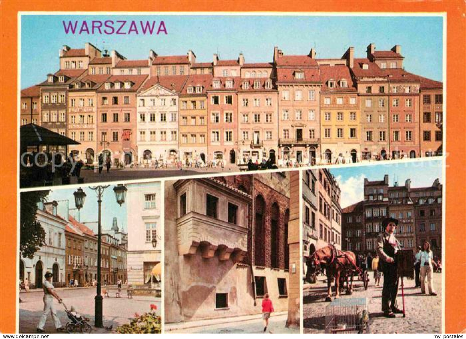 72801933 Warszawa Altstaedter Ring Altstadt Leierkastenspieler  - Polen