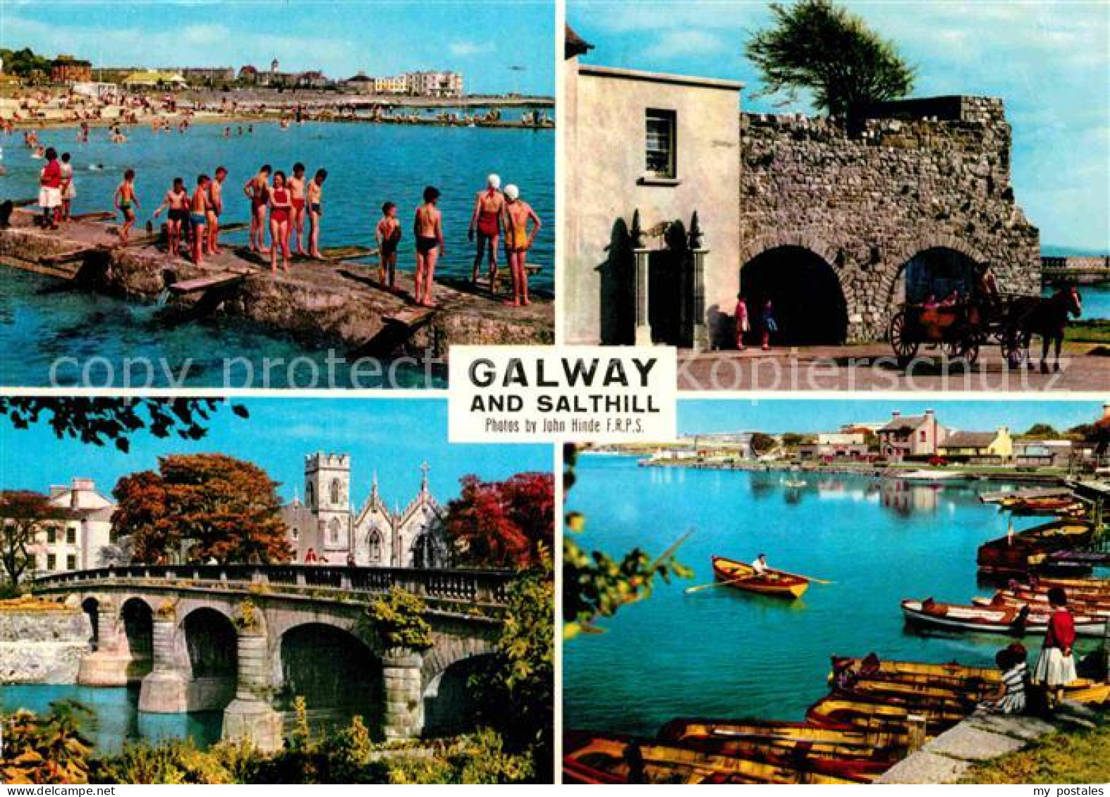 72801919 Galway Irland And Salthill Beach Bridge Harbour  - Andere & Zonder Classificatie