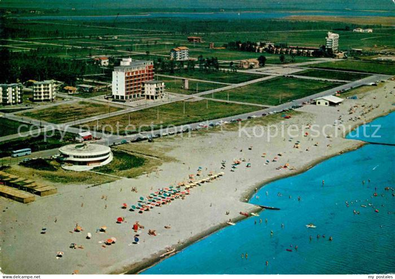 72801901 Lido Delle Nazioni Panorama E Lago Spiaggia Veduta Aerea Lido Delle Naz - Altri & Non Classificati