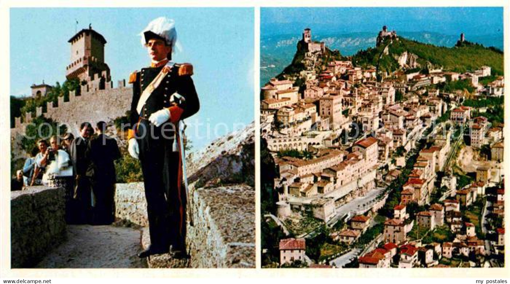 72801454 San Marino Repubblica Scorcio Panoramico Guardia D Onore Ehrenwachen Sa - Saint-Marin