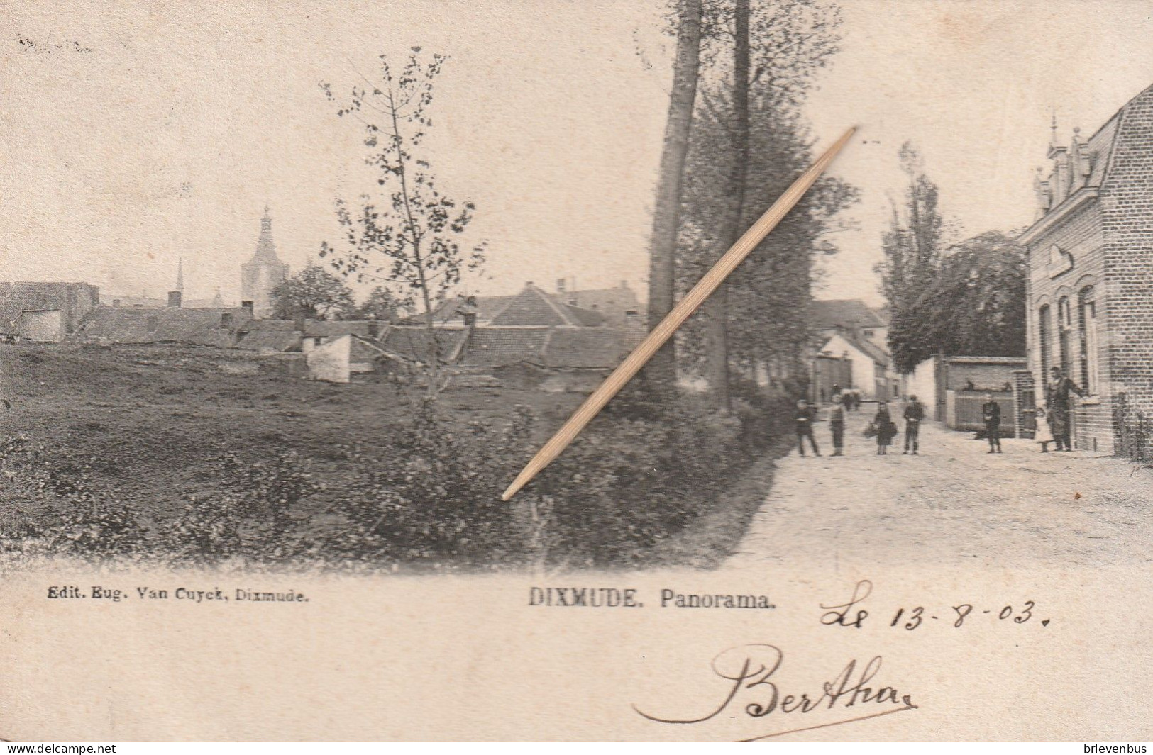 Diksmude, Diksmuide, Panorama, 2 Scans - Diksmuide