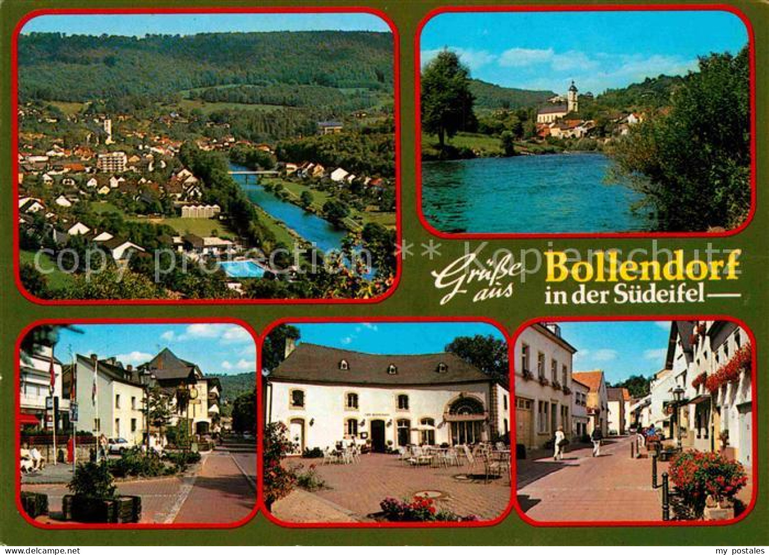 72801010 Bollendorf Panorama Luftkurort Deutsch Luxemburgischer Naturpark Ortsmo - Andere & Zonder Classificatie