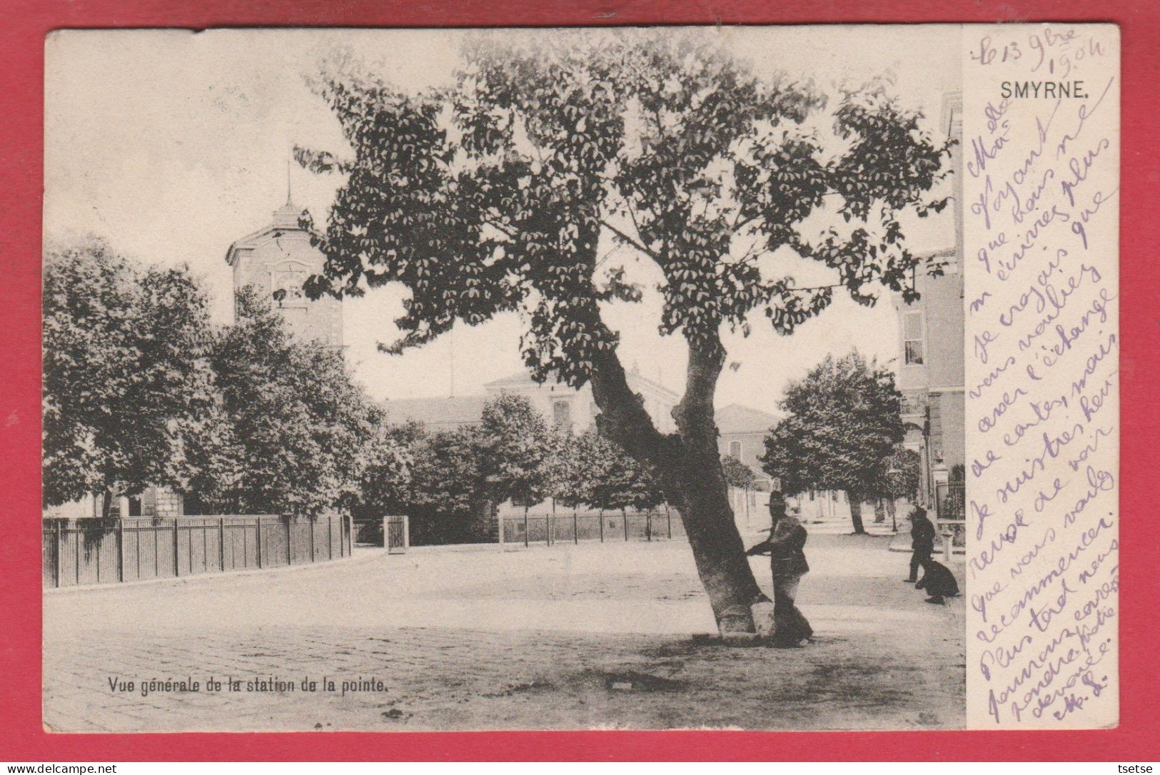 Turquie - Izmir / Smyrne - Vue Générale De La Station De La Pointe - 1904 ( Voir Verso ) - Turchia