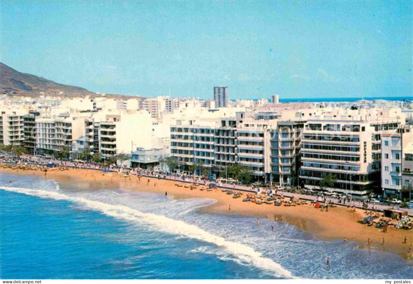 72800931 Las Canteras Vista Aerea De La Playa Las Canteras - Autres & Non Classés