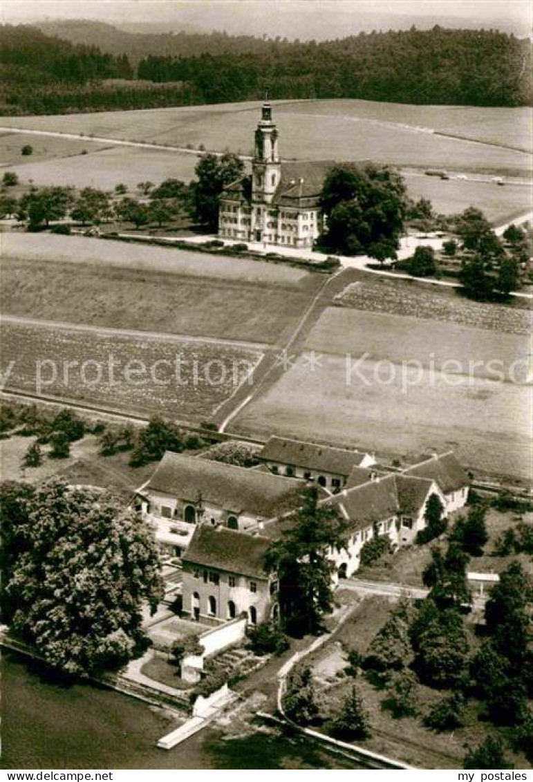 72800906 Birnau Wallfahrtskirche Und Zisterzienser Kloster Fliegeraufnahme Maura - Autres & Non Classés