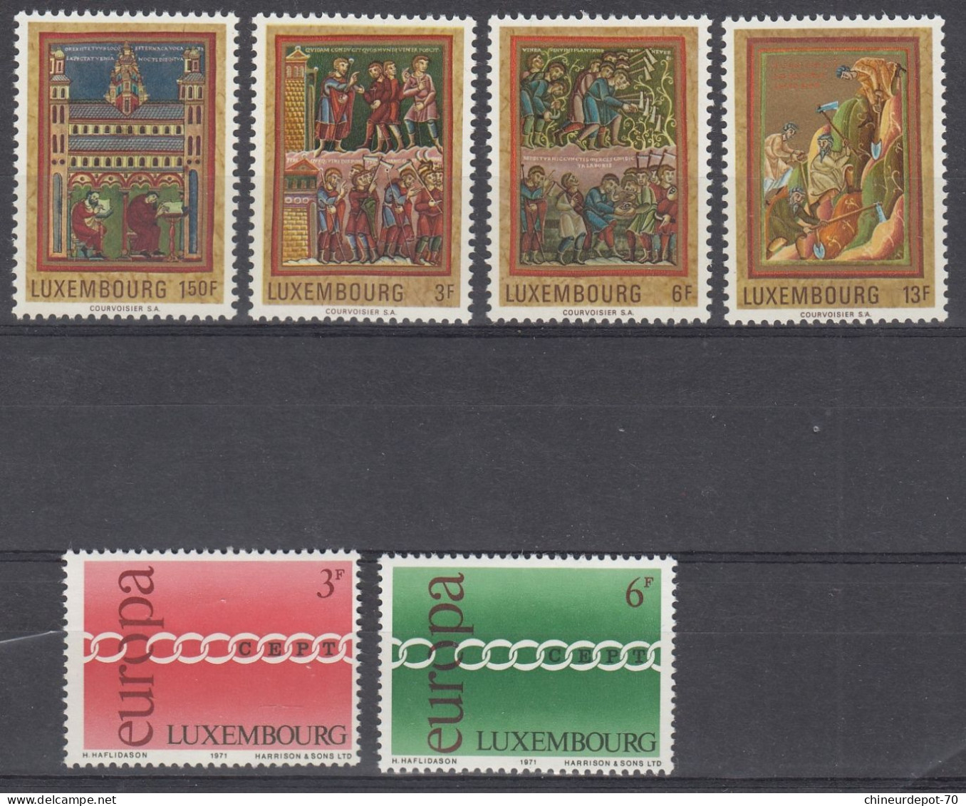 Luxembourg NEUFS SANS CHARNIERE ** 1971 - Unused Stamps