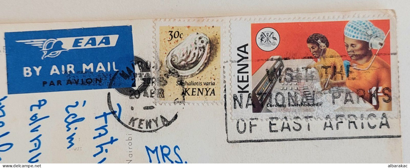 Kenya - Crocodile , Stamp Used Air Mail 1976 - Kenia