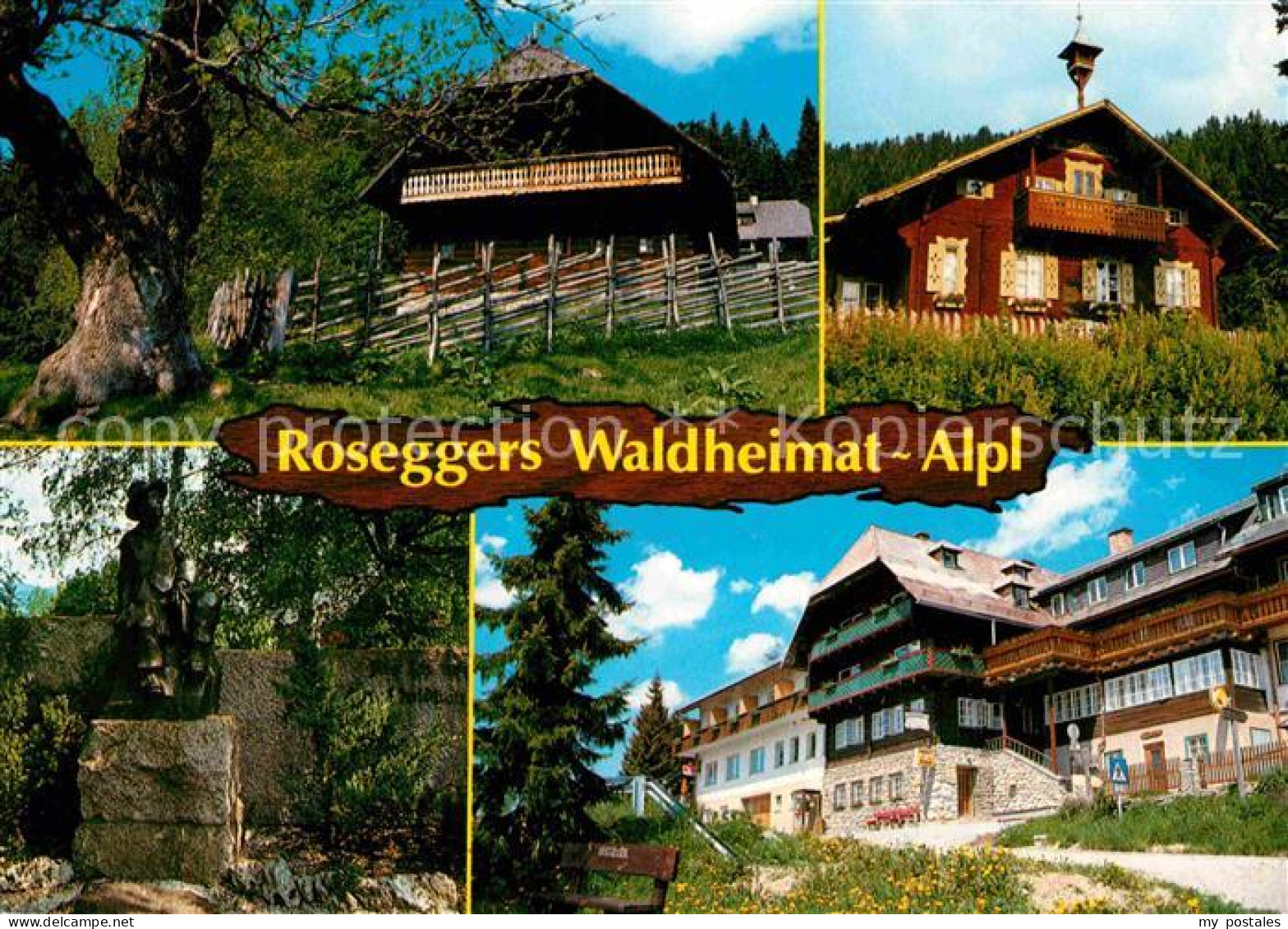 72800708 Alpl Peter Roseggers Waldheimat Waldschule Waldheimathof Bruggraber OHG - Other & Unclassified