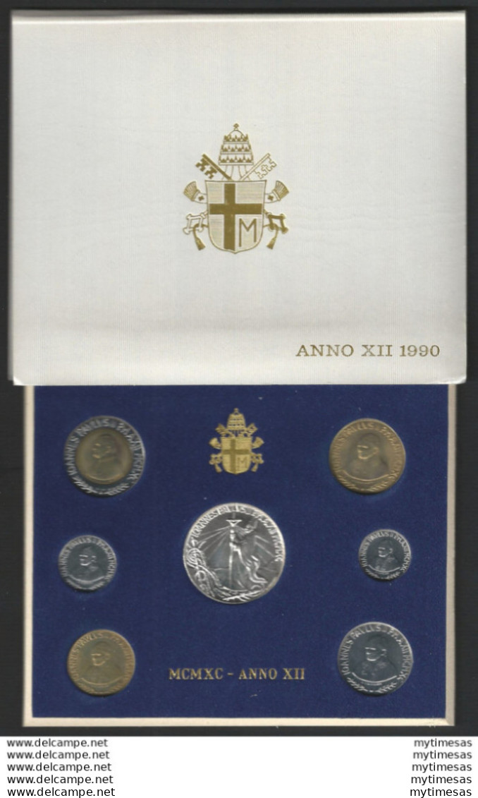 1990 Vaticano Serie Divisionale 7 Monete FDC - Vaticaanstad