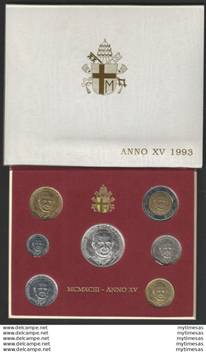 1993 Vaticano Serie Divisionale 7 Monete FDC - Vatican