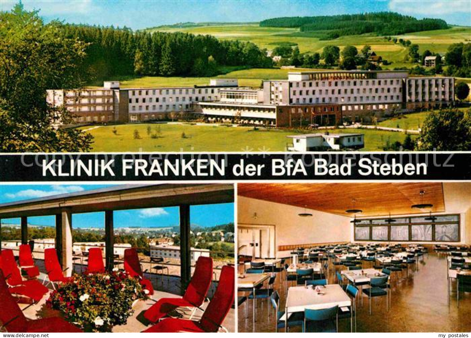 72800607 Bad Steben Klinik Franken Kurklinik Cafeteria Restaurant Terrasse Bad S - Bad Steben