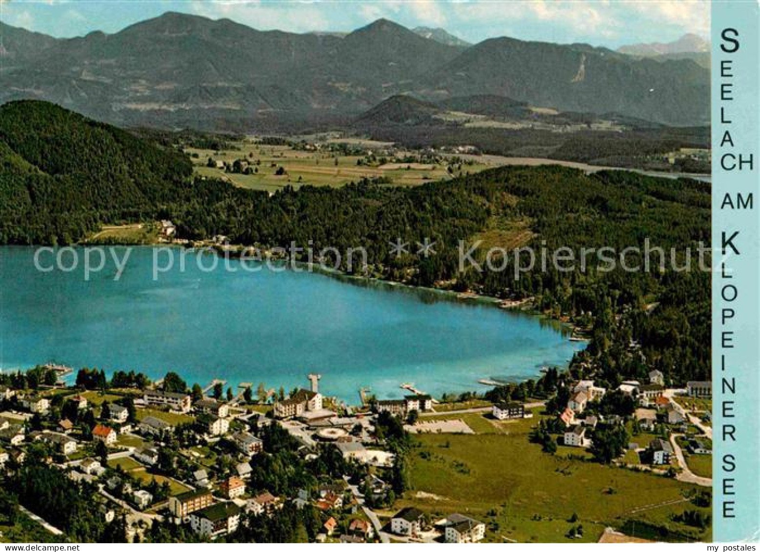 72800572 Seelach Klopeinersee Alpenpanorama Fliegeraufnahme St. Kanzian Am Klope - Altri & Non Classificati