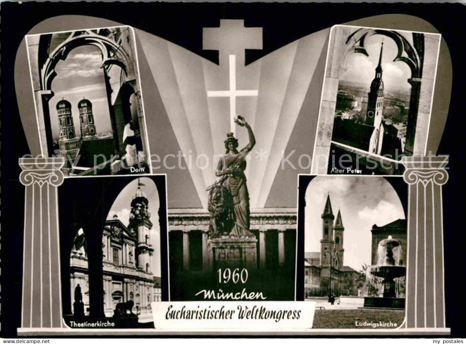 72799340 Muenchen Dom Theatinerkirche Alter Peter Ludwigskirche Eucharistischer  - Muenchen