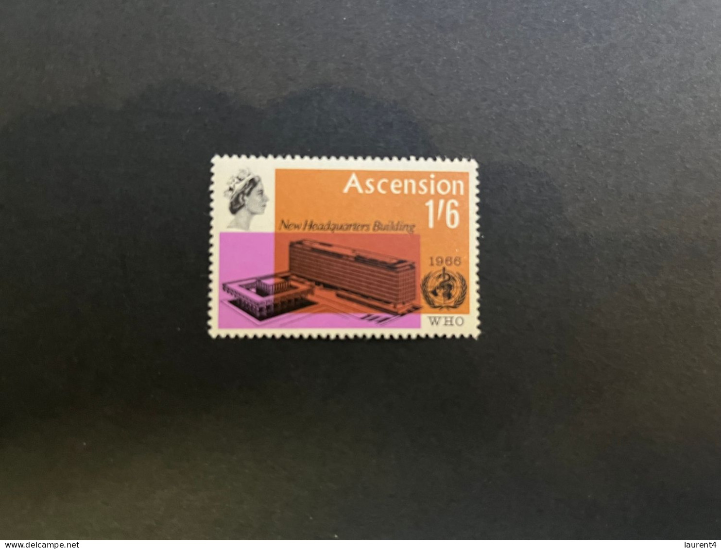14-5-2024 (stamp) Neuf / Mint - WHO - Ascension (1/6 Value) - Ascensión