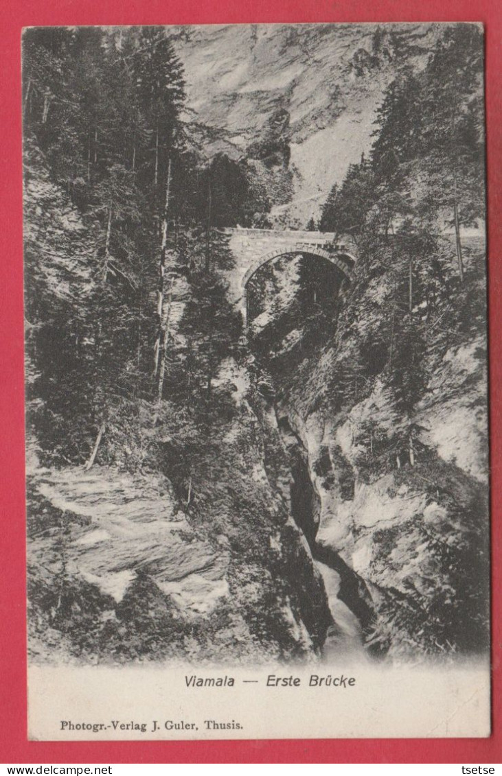 Viamala - Erste Brücke - 1908 ( Voir Verso ) - Other & Unclassified