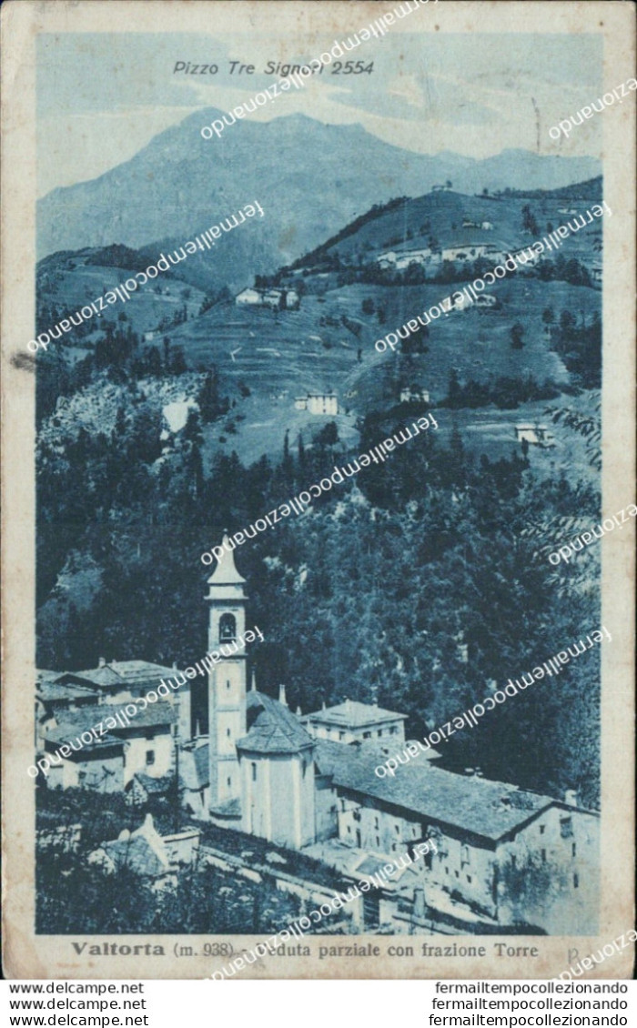 Bs36 Cartolina Valtorta Veduta Parziale Con Frazione Torre Como  Lombardia - Como