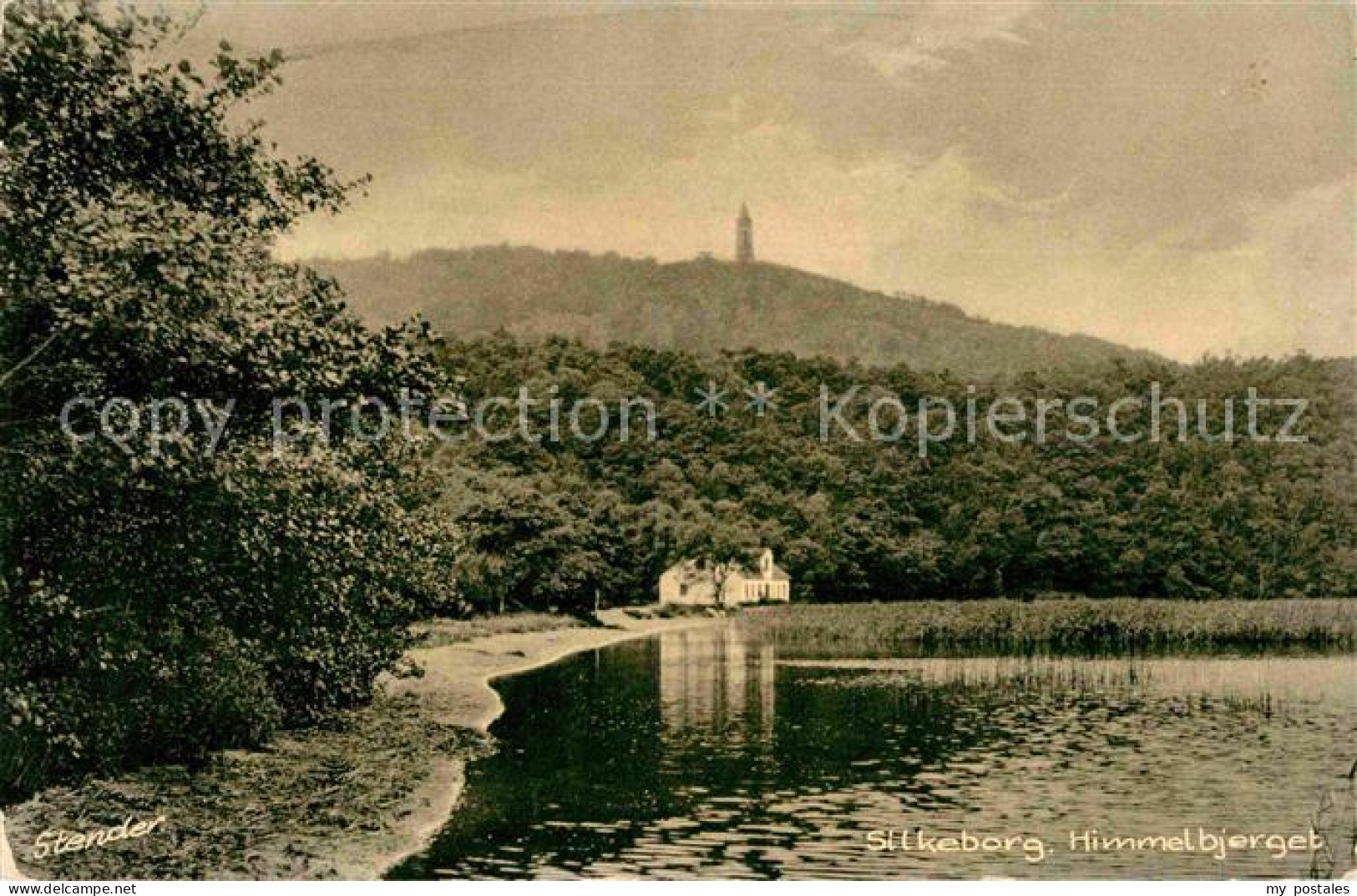 72799286 Silkeborg Midtjylland Himmelbjergeb Aussichtsturm Julsee Silkeborg Midt - Danimarca