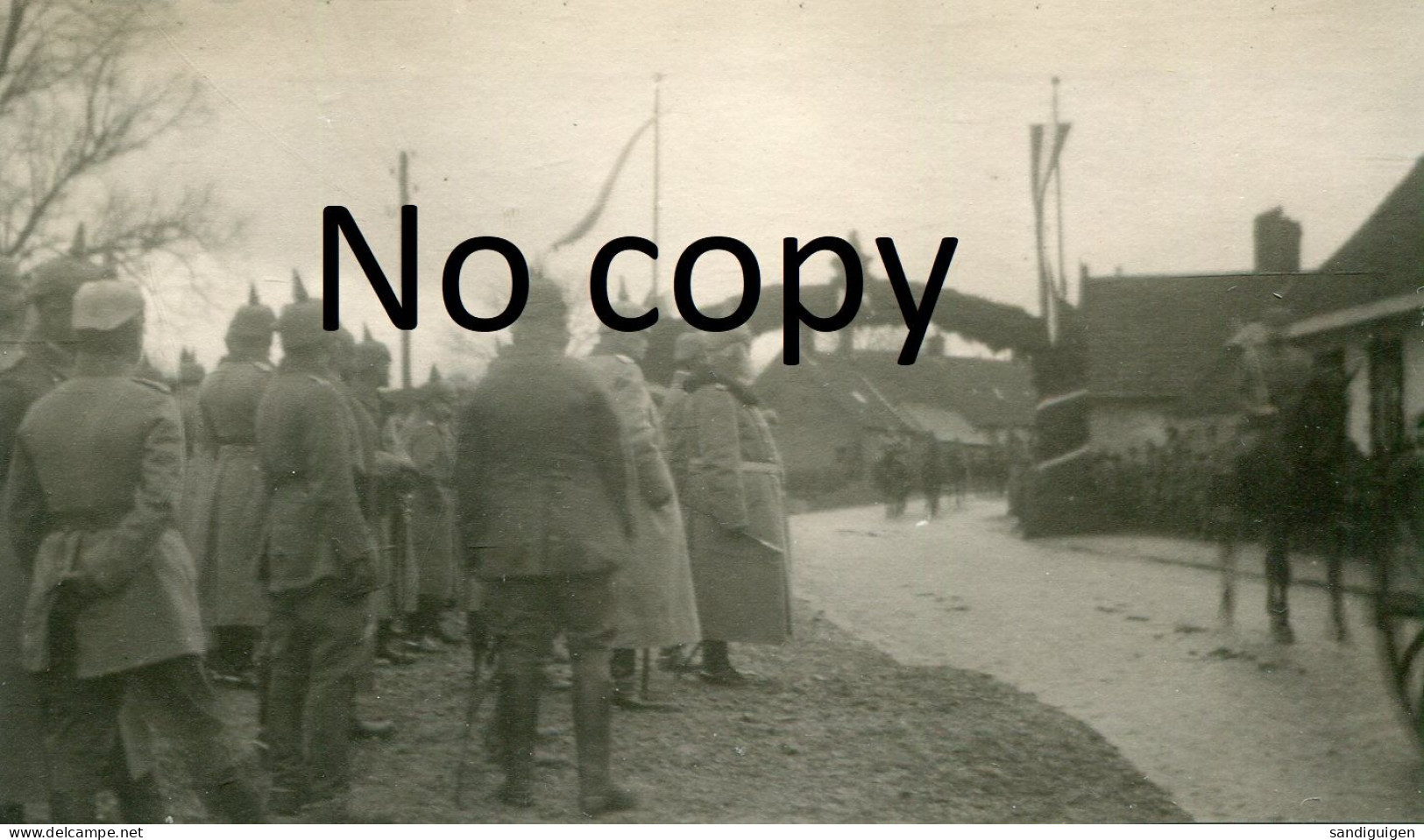 PHOTO ALLEMANDE - UNE REVUE D'OFFICIERS A BIACHES PRES DE PERONNE SOMME - GUERRE 1914 1918 - War, Military