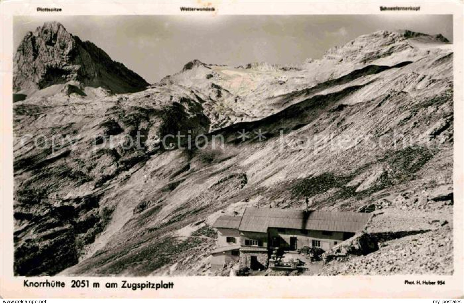 72799222 Garmisch-Partenkirchen Knorrhuette Am Zugspitzplatt Berghaus Wetterstei - Garmisch-Partenkirchen