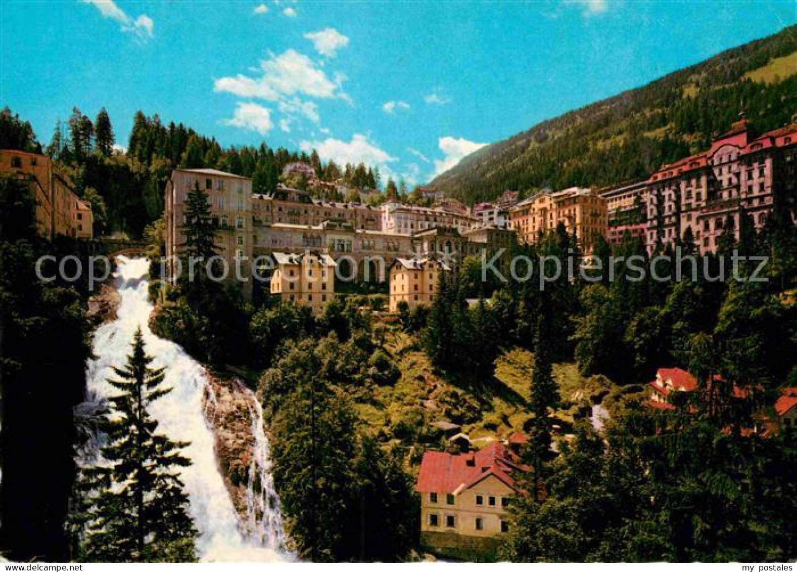 72798888 Badgastein Ortsmotiv Mit Wasserfall Lansersee - Altri & Non Classificati