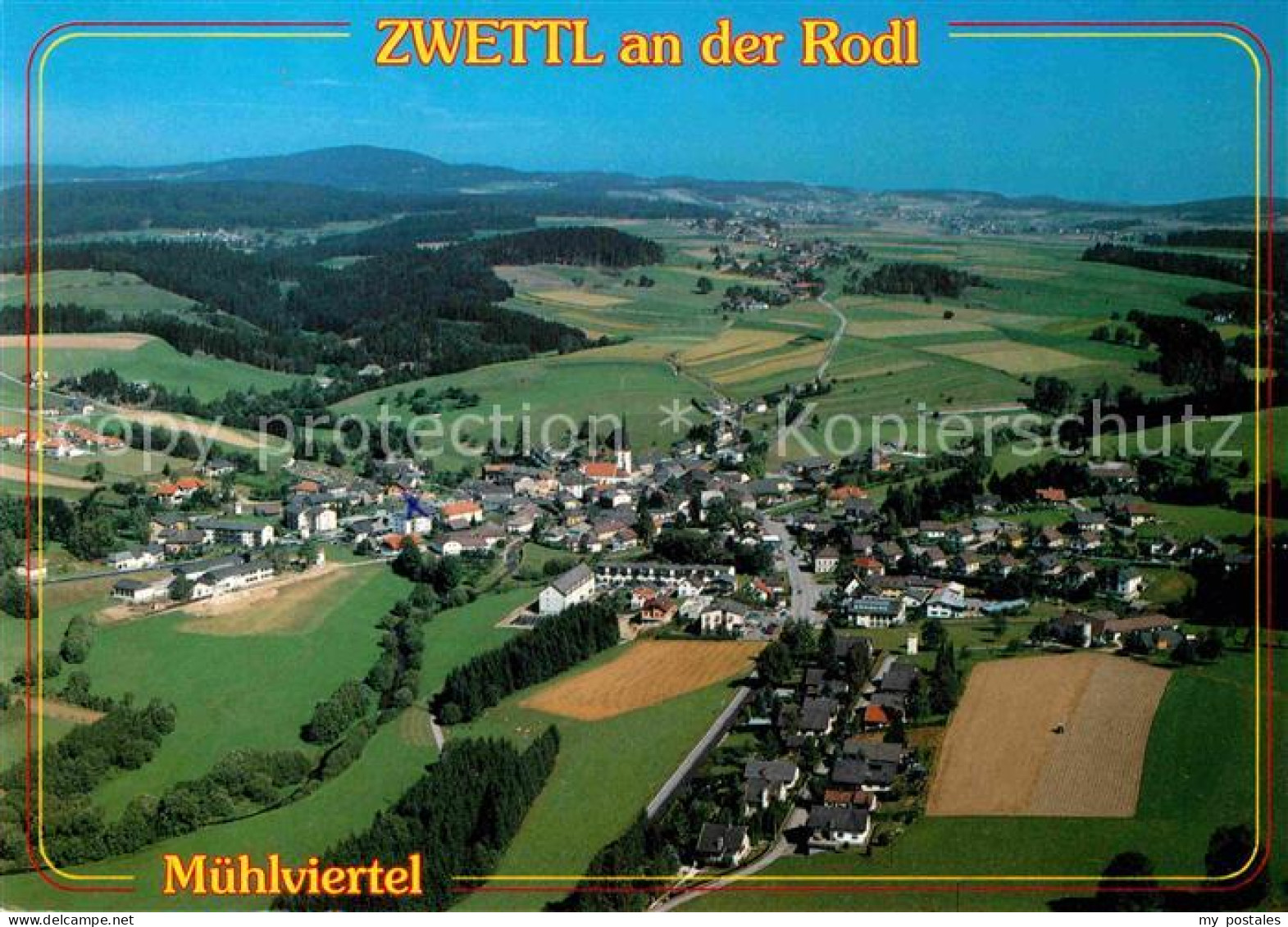 72798876 Zwettl Rodl Erholungsort Fliegeraufnahme Zwettl An Der Rodl - Other & Unclassified