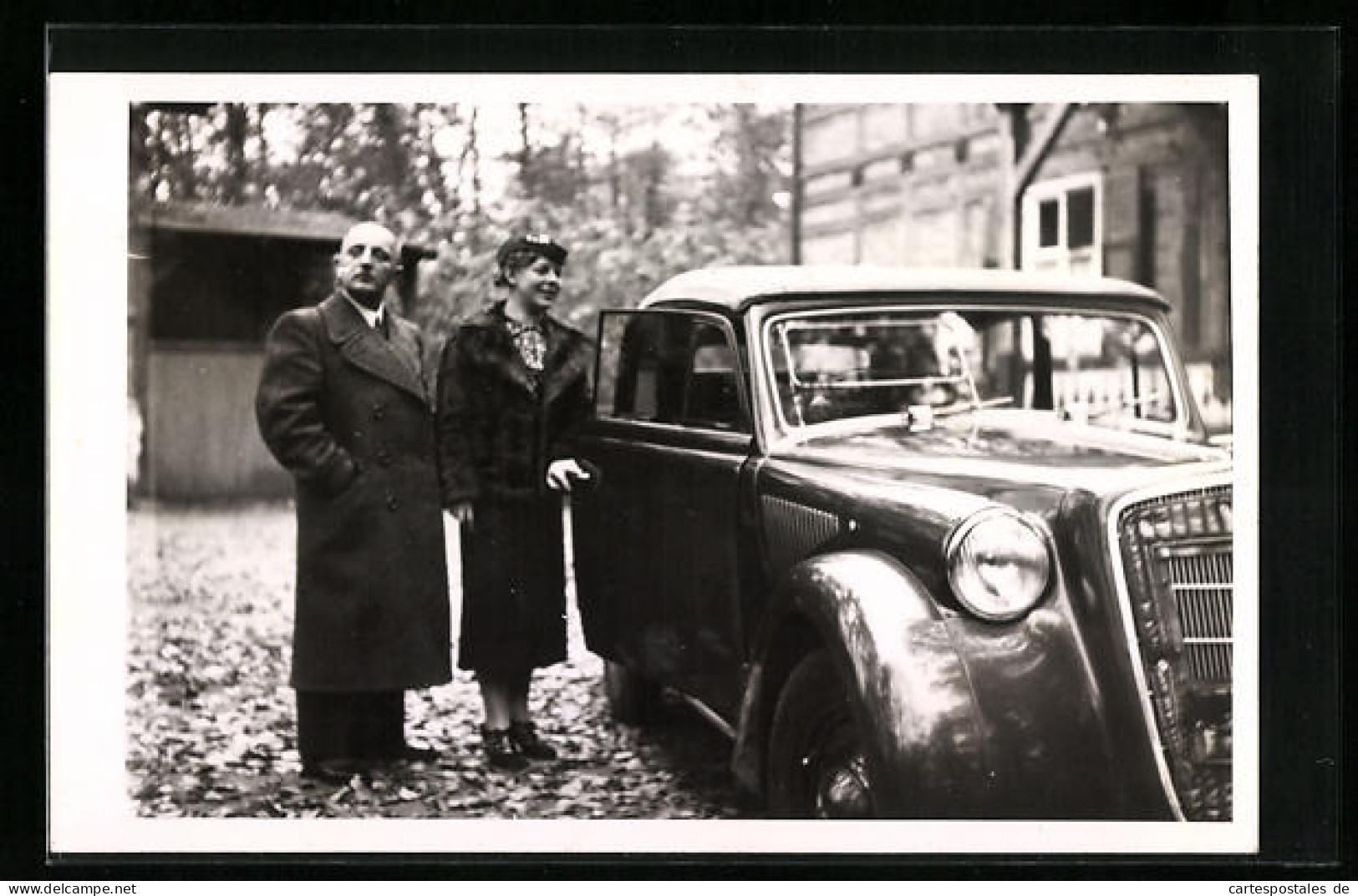 Foto-AK Auto Opel Mit Stolzen Besitzern  - Turismo